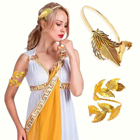 Juego de Accesorios Dios(a) Griego(a) Diadema y Brazalete(s)