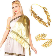 Juego de Accesorios Dios(a) Griego(a) Diadema y Brazalete(s)