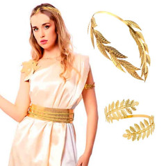 Juego de Accesorios Dios(a) Griego(a) Diadema y Brazalete(s)
