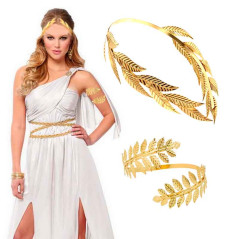 Juego de Accesorios Dios(a) Griego(a) Diadema y Brazalete(s)