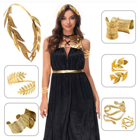 Juego de Accesorios Dios(a) Griego(a) Diadema y Brazalete(s)