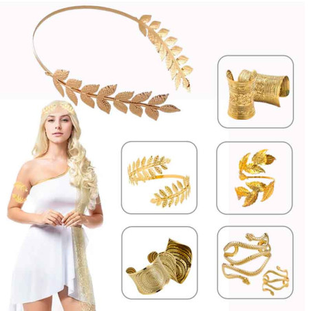 Juego de Accesorios Dios(a) Griego(a) Diadema y Brazalete(s)
