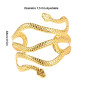 Brazalete Serpiente GRANDE Metálico Dorado Brazalete Serpiente GRANDE Metálico Dorado