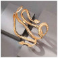 Brazalete Serpiente GRANDE Metálico Dorado Brazalete Serpiente GRANDE Metálico Dorado
