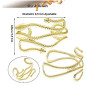 Pulsera o Muñequera Serpiente. PEQUEÑA Metálico Dorado Pulsera o Muñequera Serpiente. PEQUEÑA Metálico Dorado