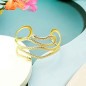 Pulsera o Muñequera Serpiente. PEQUEÑA Metálico Dorado Pulsera o Muñequera Serpiente. PEQUEÑA Metálico Dorado