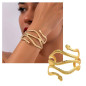 Pulsera o Muñequera Serpiente. PEQUEÑA Metálico Dorado Pulsera o Muñequera Serpiente. PEQUEÑA Metálico Dorado