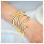 Pulsera o Muñequera Serpiente. PEQUEÑA Metálico Dorado Pulsera o Muñequera Serpiente. PEQUEÑA Metálico Dorado