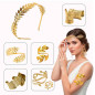 Juego de Accesorios Dios(a) Griego(a) Diadema 76 hojas y Brazalete(s)
