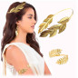 Juego de Accesorios Dios(a) Griego(a) Diadema de 12 hojas y Brazalete(s) Juego de Accesorios Dios(a) Griego(a) Diadema de 12 hojas y Brazalete(s)