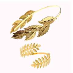 Juego de Accesorios Dios(a) Griego(a) Diadema de 12 hojas y Brazalete