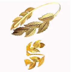 Juego de Accesorios Dios(a) Griego(a) Diadema de 12 hojas y Brazalete