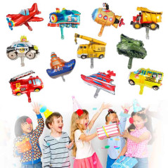 kit de globos autos barcos ,construción