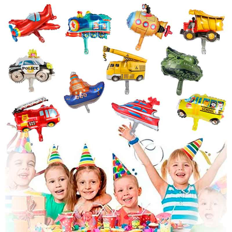 Kit o juego de Globos transporte (autos ,barcos, construcción) Kit o juego de Globos transporte (autos ,barcos, construcción)