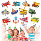 Kit o juego de Globos transporte (autos ,barcos, construcción)