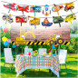 Kit o juego de Globos transporte (autos ,barcos, construcción)
