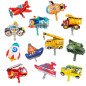 Kit o juego de Globos transporte (autos ,barcos, construcción)