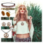 Juego de accesorios Hippie Leopardo
