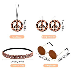 Juego de accesorios Hippie Leopardo