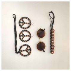 Juego de accesorios Hippie Leopardo