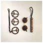 Juego de accesorios Hippie Leopardo