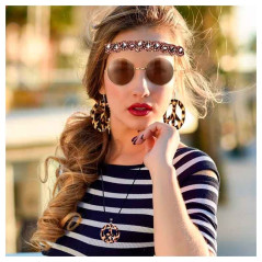 Juego de accesorios Hippie Leopardo
