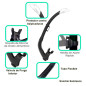Equipo de buceo ,máscara de buceo, aletas buceo ML-XL, snorkel , para Adultos (Negro) Equipo de buceo ,máscara de buceo, aletas buceo ML-XL, snorkel , para Adultos (Negro)