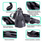 Equipo de buceo ,máscara de buceo, aletas buceo ML-XL, snorkel , para Adultos (Negro) Equipo de buceo ,máscara de buceo, aletas buceo ML-XL, snorkel , para Adultos (Negro)