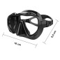 Equipo de buceo ,máscara de buceo, aletas buceo ML-XL, snorkel , para Adultos (Negro) Equipo de buceo ,máscara de buceo, aletas buceo ML-XL, snorkel , para Adultos (Negro)