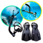 Equipo de buceo ,máscara de buceo, aletas buceo ML-XL, snorkel , para Adultos (Negro) Equipo de buceo ,máscara de buceo, aletas buceo ML-XL, snorkel , para Adultos (Negro)