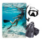 Equipo de buceo ,máscara de buceo, aletas buceo ML-XL, snorkel , para Adultos (Negro) Equipo de buceo ,máscara de buceo, aletas buceo ML-XL, snorkel , para Adultos (Negro)