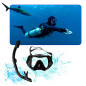 Máscara y Snorkel para jóvenes, adultos (GRAVITAL)