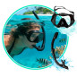 Máscara y Snorkel para jóvenes, adultos (GRAVITAL)