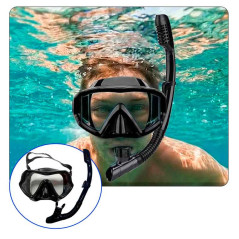Máscara y Snorkel para jóvenes, adultos