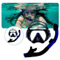 Máscara y Snorkel para jóvenes, adultos (GRAVITAL) Máscara y Snorkel para jóvenes, adultos (GRAVITAL)