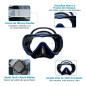 Máscara y Snorkel para jóvenes, adultos (GRAVITAL) Máscara y Snorkel para jóvenes, adultos (GRAVITAL)