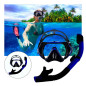 Máscara y Snorkel para jóvenes, adultos (GRAVITAL) Máscara y Snorkel para jóvenes, adultos (GRAVITAL)