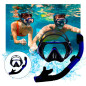 Máscara y Snorkel para jóvenes, adultos (GRAVITAL) Máscara y Snorkel para jóvenes, adultos (GRAVITAL)