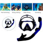 Máscara y Snorkel para jóvenes, adultos (GRAVITAL) Máscara y Snorkel para jóvenes, adultos (GRAVITAL)