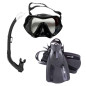 Equipo de buceo ,máscara de buceo, aletas buceo ML-XL, snorkel , para Adultos (Negro) Equipo de buceo ,máscara de buceo, aletas buceo ML-XL, snorkel , para Adultos (Negro)