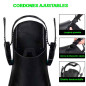 Equipo de buceo ,máscara de buceo, aletas buceo ML-XL, snorkel , para Adultos (Negro) Equipo de buceo ,máscara de buceo, aletas buceo ML-XL, snorkel , para Adultos (Negro)