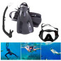 Equipo de buceo ,máscara de buceo, aletas buceo ML-XL, snorkel , para Adultos (Negro) Equipo de buceo ,máscara de buceo, aletas buceo ML-XL, snorkel , para Adultos (Negro)