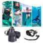 Equipo de buceo ,máscara de buceo, aletas buceo ML-XL, snorkel , para Adultos (Negro) Equipo de buceo ,máscara de buceo, aletas buceo ML-XL, snorkel , para Adultos (Negro)
