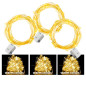 Luces Hada CON PILA pack de 3 unds de luces de 3mts c/u