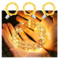 Luces Hada CON PILA pack de 3 unds de luces de 3mts c/u