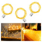 Luces Hada CON PILA pack de 3 unds de luces de 3mts c/u