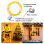 Luces Hada CON PILA pack de 3 unds de luces de 3mts c/u