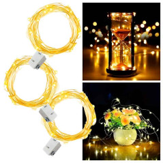 Luces HADA con pilas x 3mts juego de 3 unds