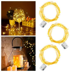 Luces HADA con pilas x 3mts juego de 3 unds