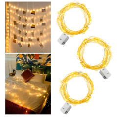 Luces HADA con pilas x 3mts juego de 3 unds